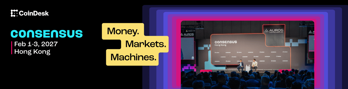 Consensus Hong Kong 2027 — Money, Markets & Machines
