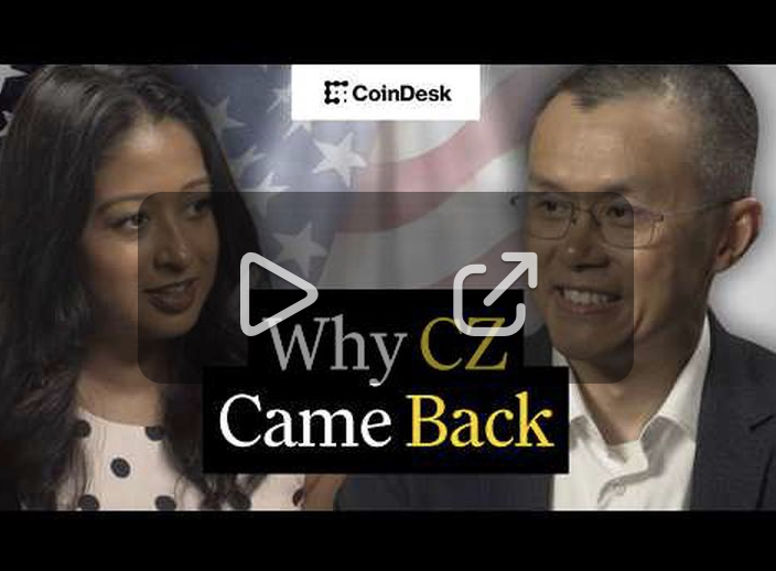 Watch CoinDesk's exclusive interview with CZ
